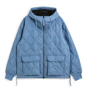 GIACCA MILITARY W-ZIP DOWN HOODIE