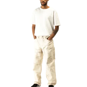 Distressed Canvas Big OL Jeans