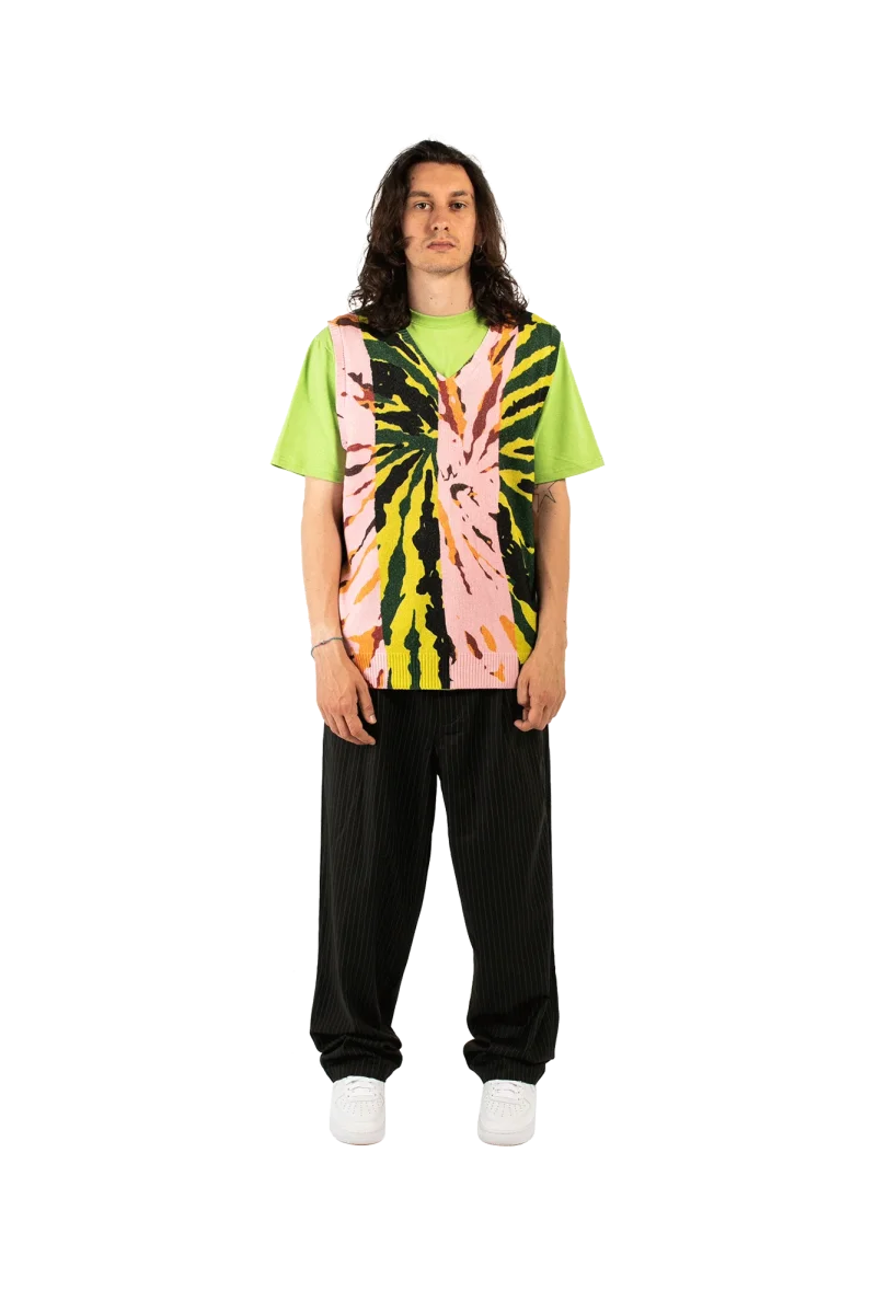 Printed Sweater Vest