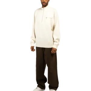 Half Zip Mock Neck Sweater