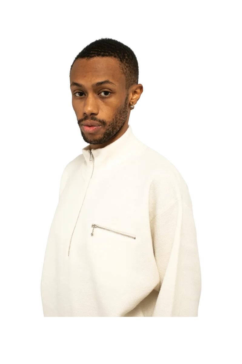 Half Zip Mock Neck Sweater - immagine 5