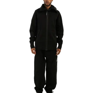 Diagonal Raised Explorer Goggle Hooded Sweatshirt