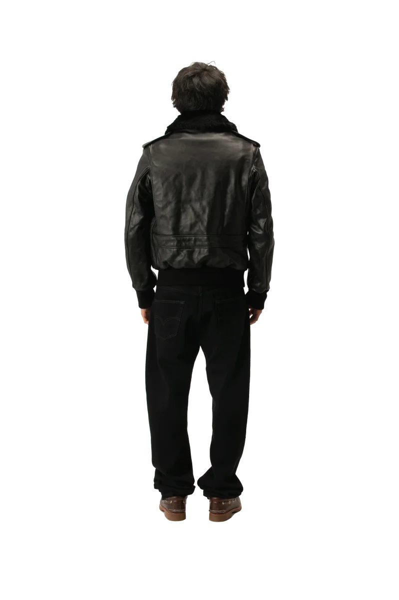 A-2 Naked Cowhide Leather Flight Jacket - immagine 4