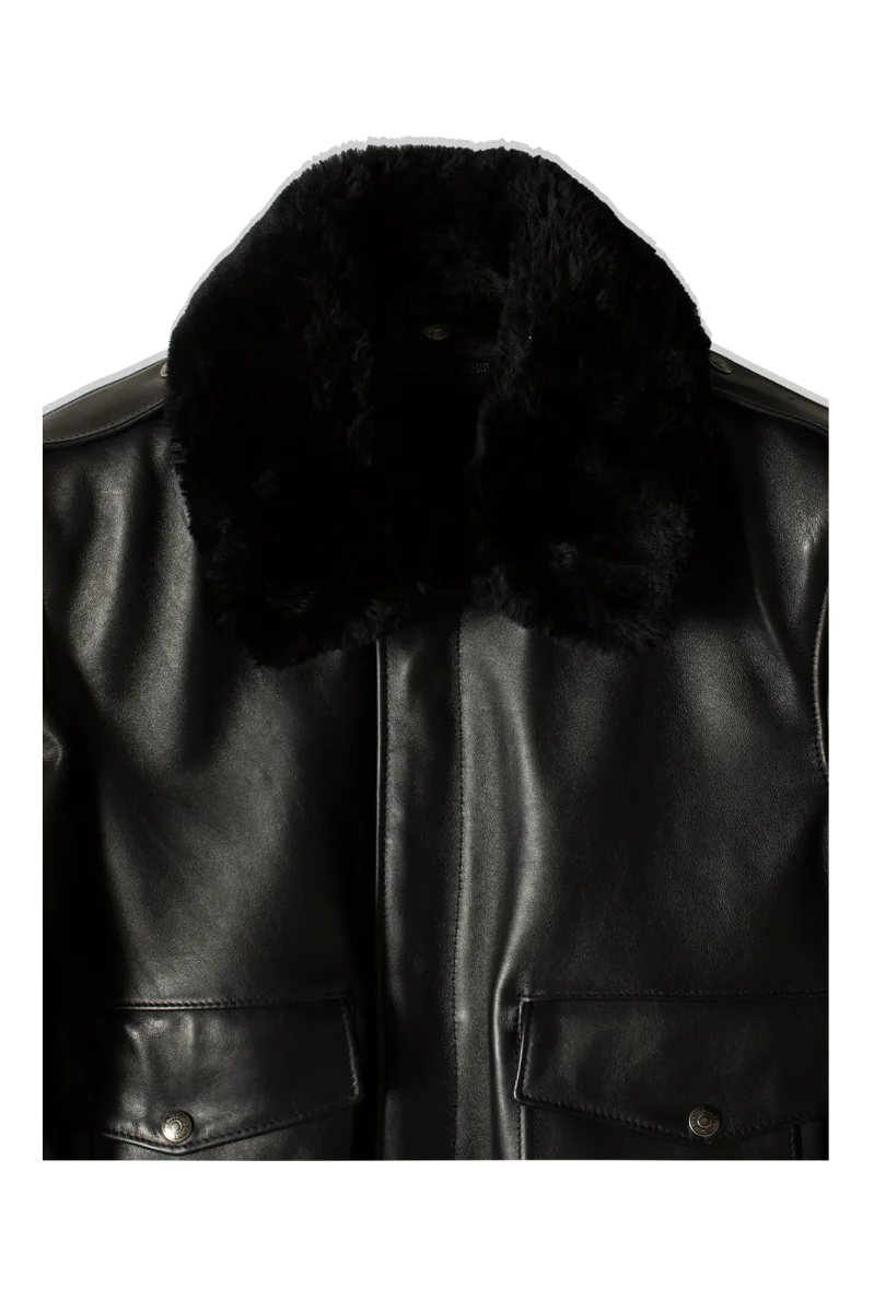 A-2 Naked Cowhide Leather Flight Jacket - immagine 5