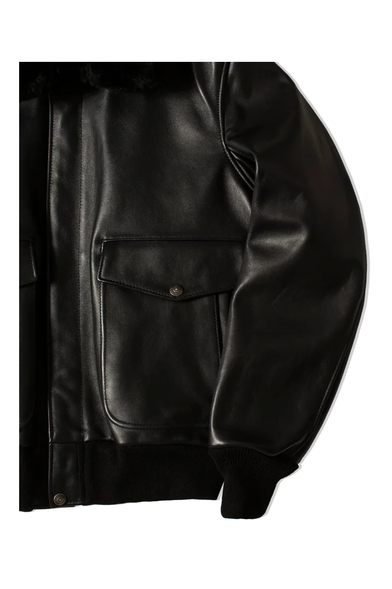 A-2 Naked Cowhide Leather Flight Jacket - immagine 6