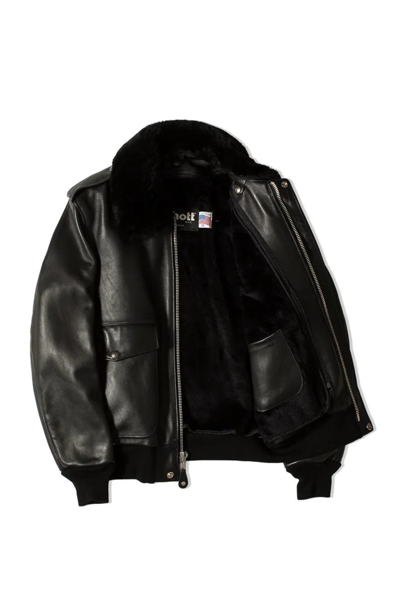 A-2 Naked Cowhide Leather Flight Jacket - immagine 7