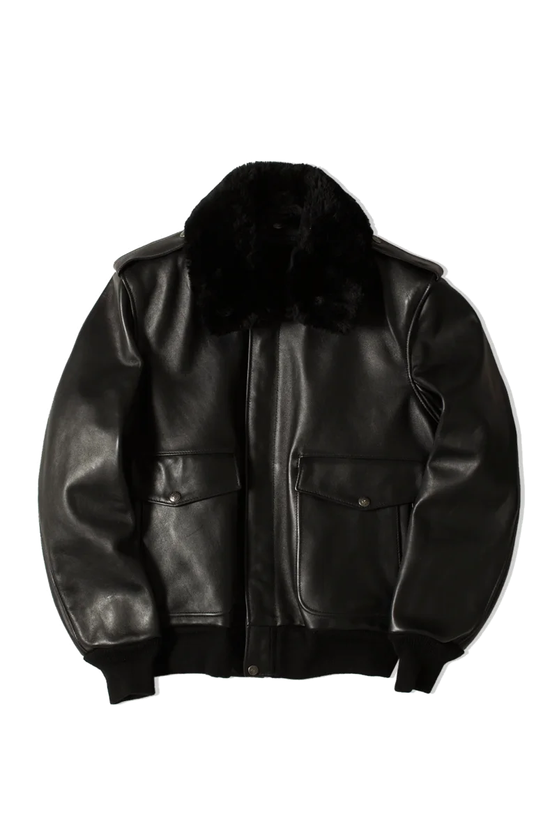 A-2 Naked Cowhide Leather Flight Jacket - immagine 9