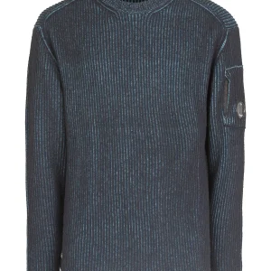 MAGLIA GIROCOLLO IN FLEECE KNIT