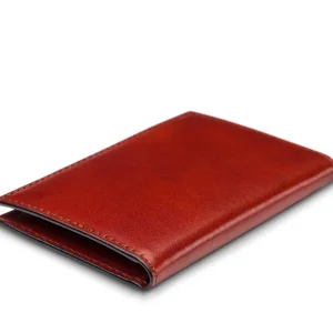 Italia Old Leather Vertical Card Case