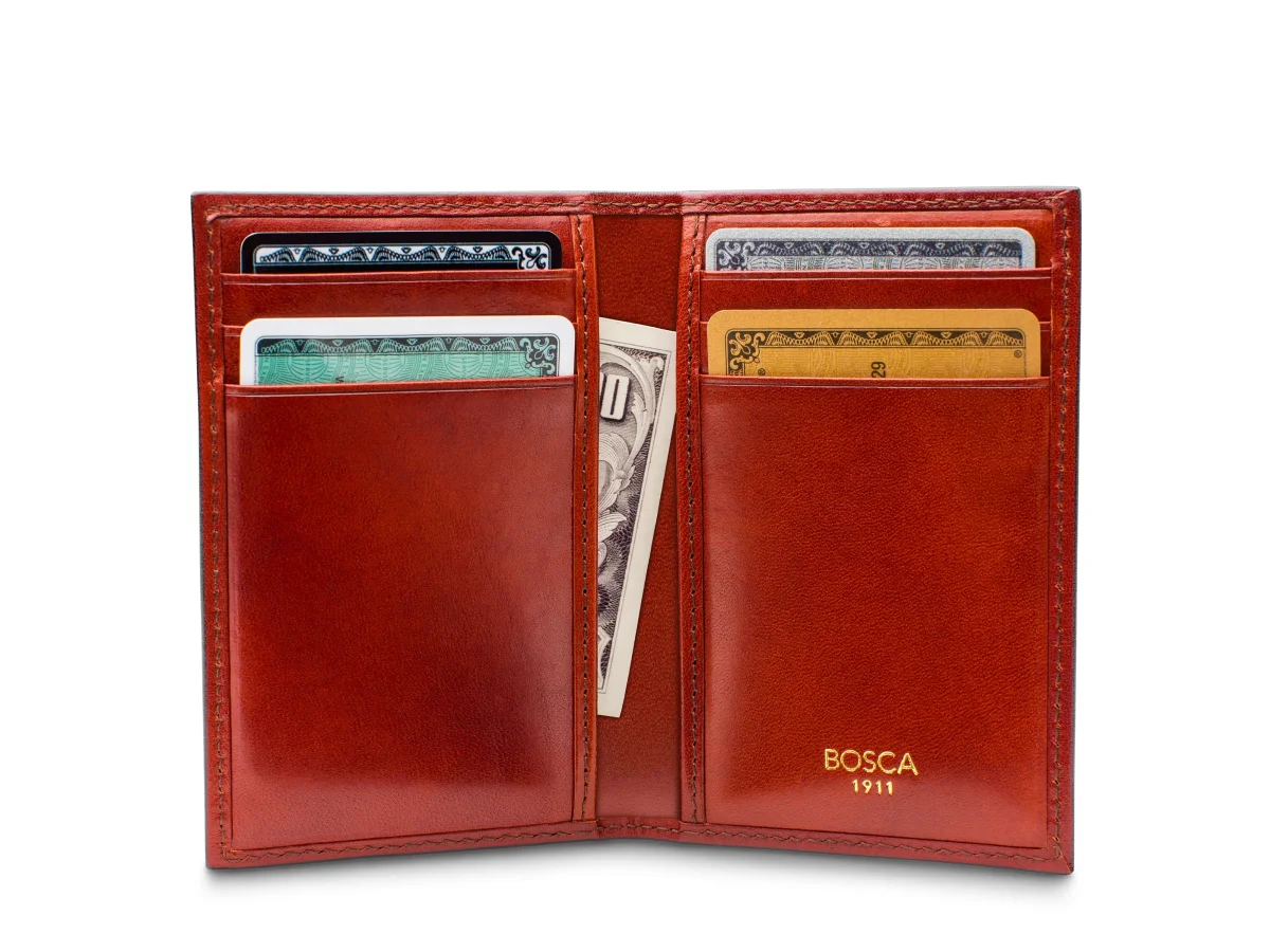 Old Leather 8 Pocket Credit Card Case - immagine 6
