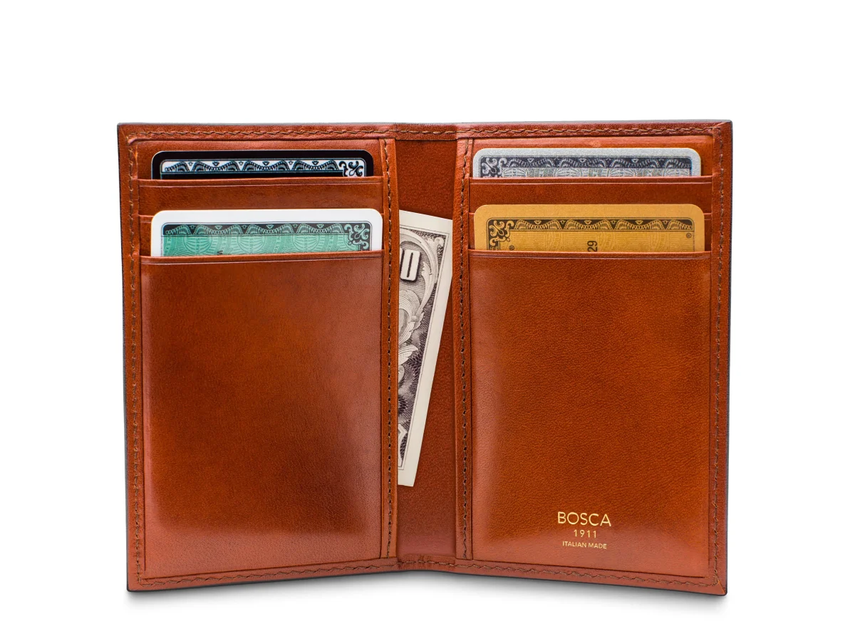 Italia Old Leather Vertical Card Case - immagine 9