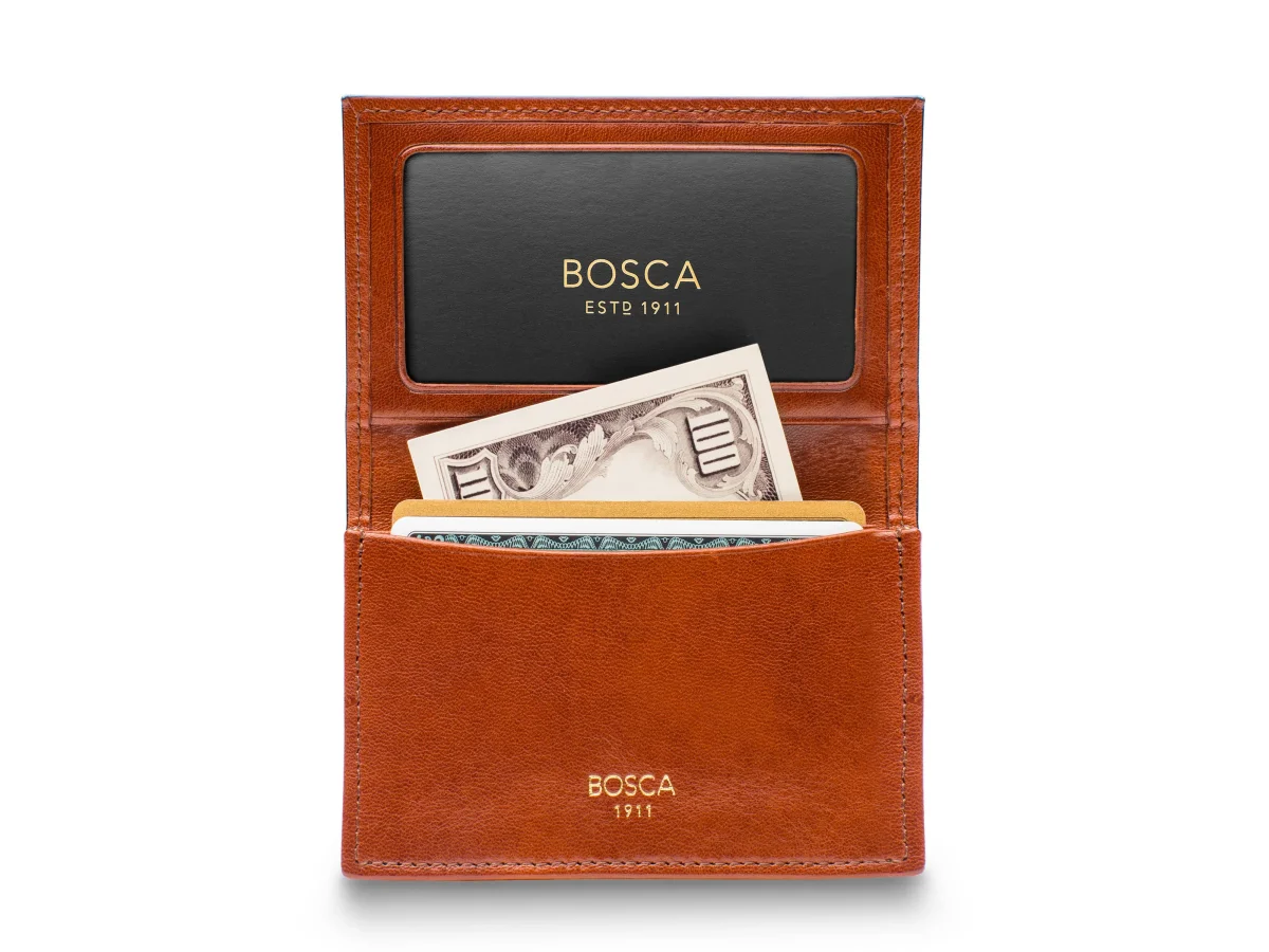 Old Leather Full Gusset, 2 Pkt Card Case W/ I.D. - immagine 3