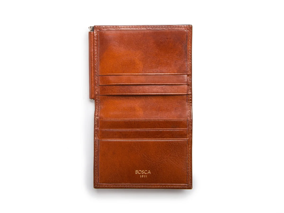 Old Leather Money Clip W/ Pocket - immagine 7