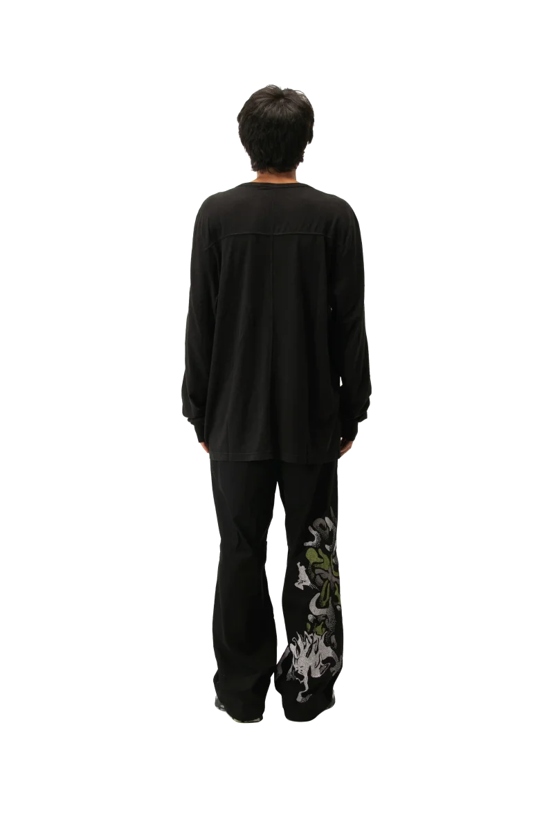 Hemp Cross Oversized Longsleeve T-Shirt - immagine 4