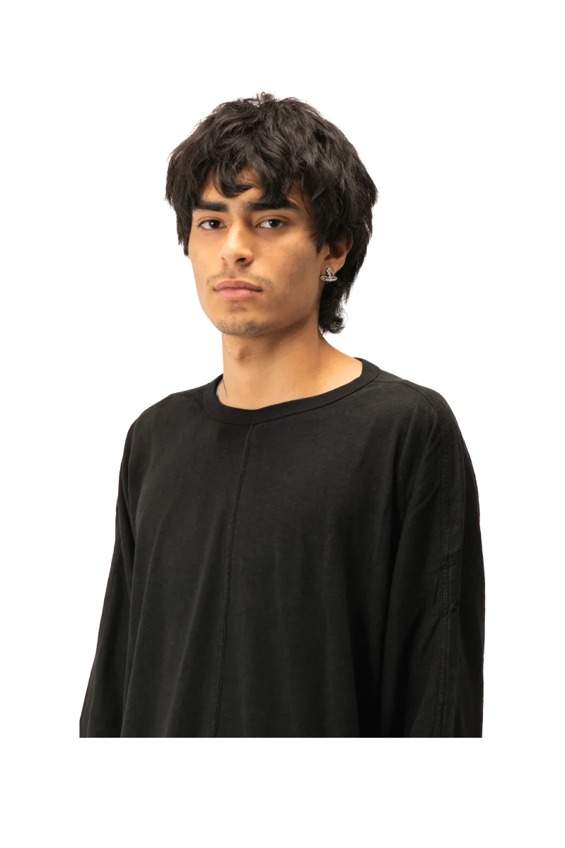 Hemp Cross Oversized Longsleeve T-Shirt - immagine 5