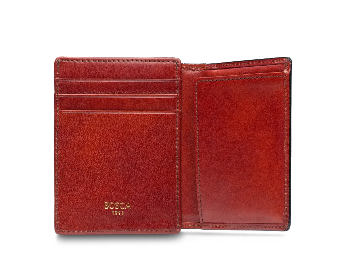 Old Leather Front Pocket I.D. Wallet - immagine 3
