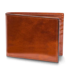 Old Leather Bifold With Card / I.D. Flap