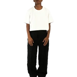 Belfort Wool Wide Leg Trousers