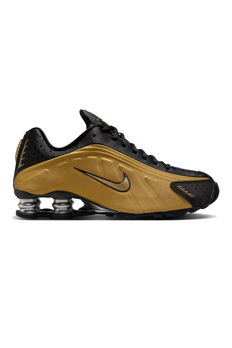 Woman Shox R4 "Black/Metallic Gold"