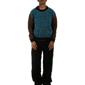 Net Crewneck Sweater