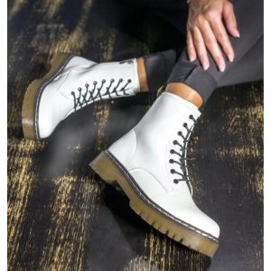 Anfibi bianchi da donna “White”