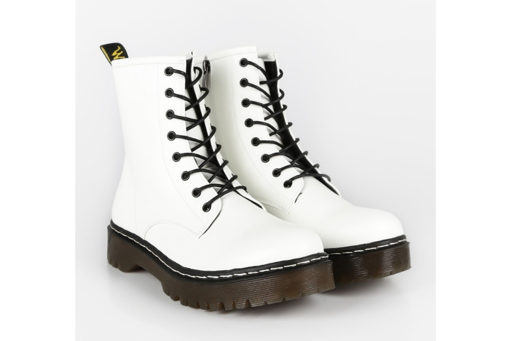 Anfibi bianchi da donna “White” - immagine 3