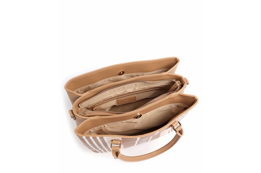 Borsa a mano Valentino Camel Linea Island - immagine 5