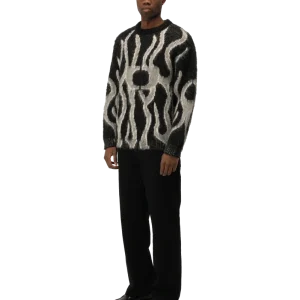 Flames Mohair Crewneck