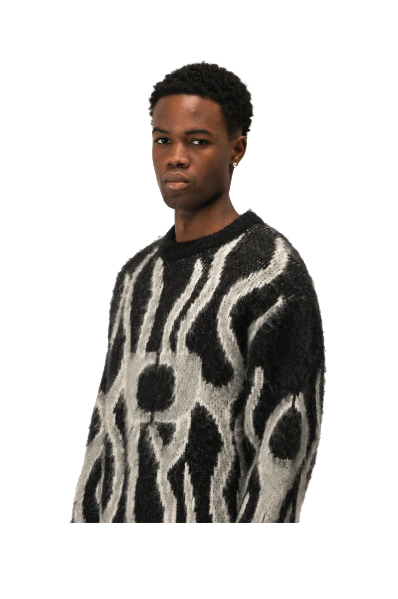 Flames Mohair Crewneck - immagine 5