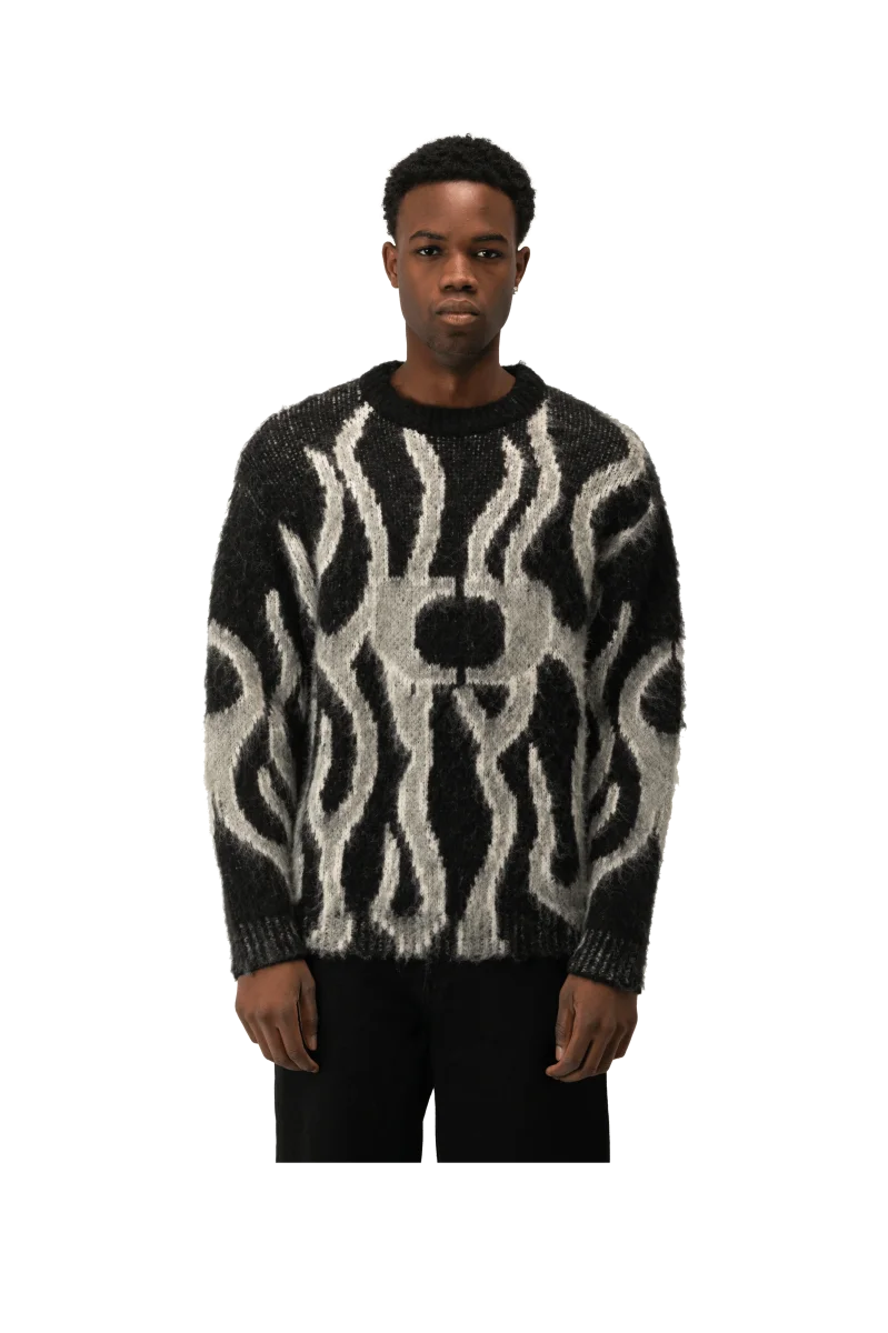 Flames Mohair Crewneck - immagine 9
