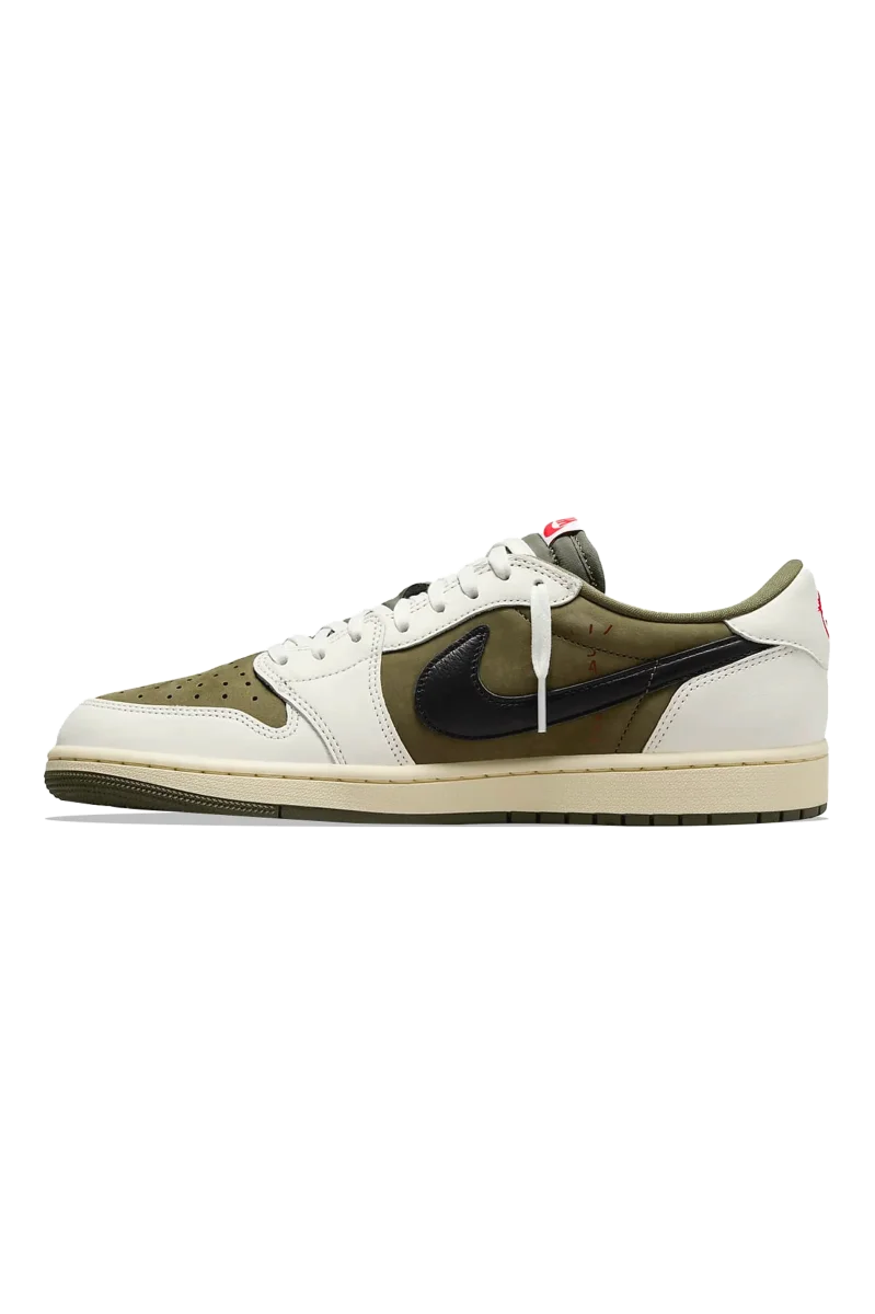 Air Jordan 1 Low OG Sp x Travis Scott "Medium Olive". - immagine 3