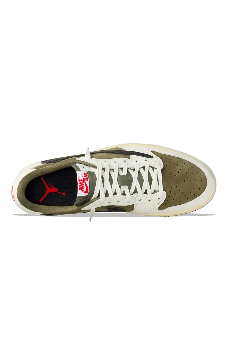 Air Jordan 1 Low OG Sp x Travis Scott "Medium Olive". - immagine 4