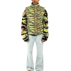 Printed Quilted Puffer Vest