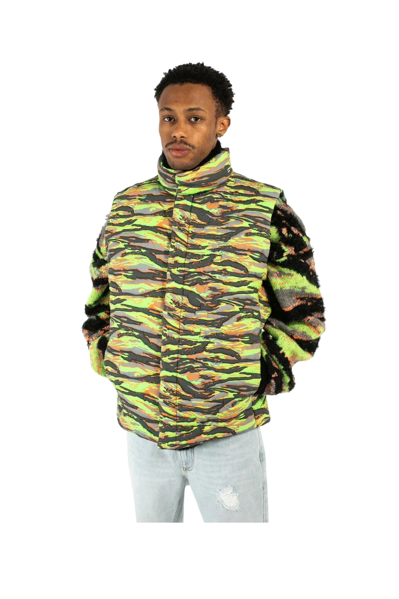 Printed Quilted Puffer Vest - immagine 5