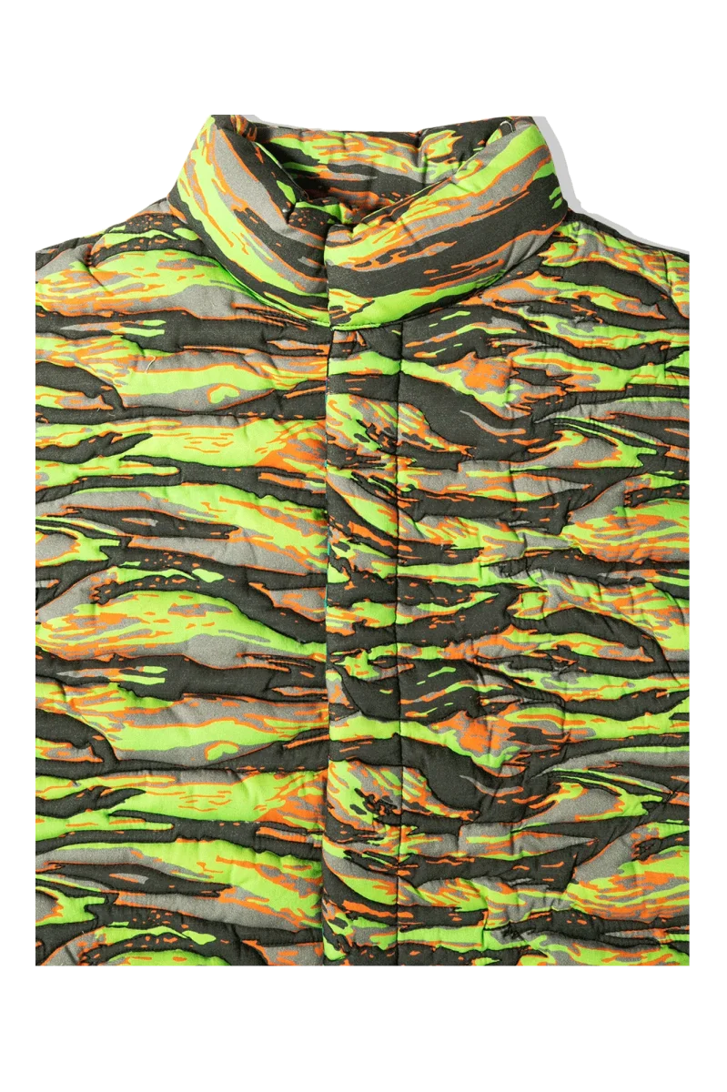 Printed Quilted Puffer Vest - immagine 6