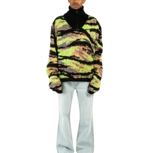 Jacquard Tiger Knitted Swater