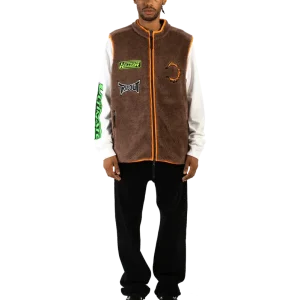 Reversible Polar Fleece Zip Thru Vest