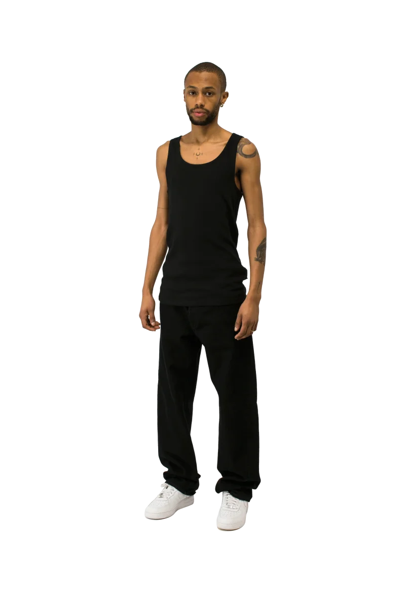 A-Shirt Organic Cotton Ribbing 2X1