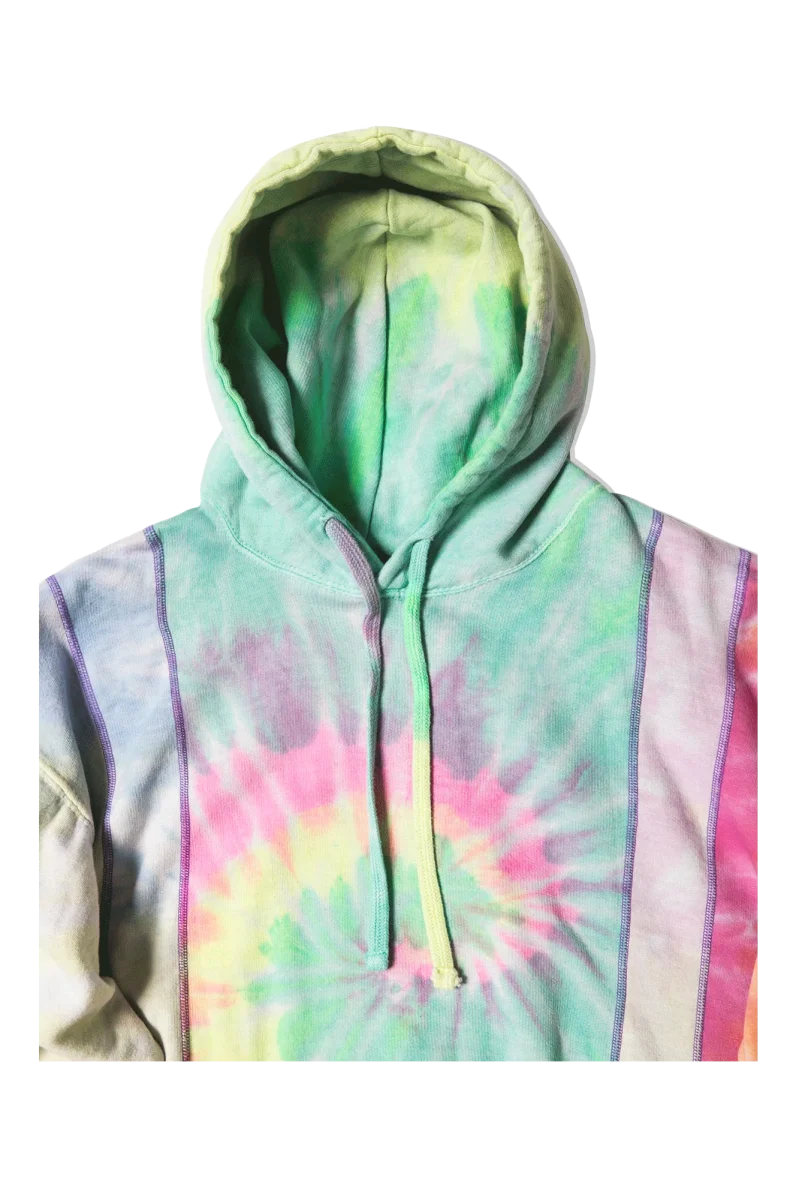 Tie Dye 5 Cuts Hooded Sweatshirt - immagine 7
