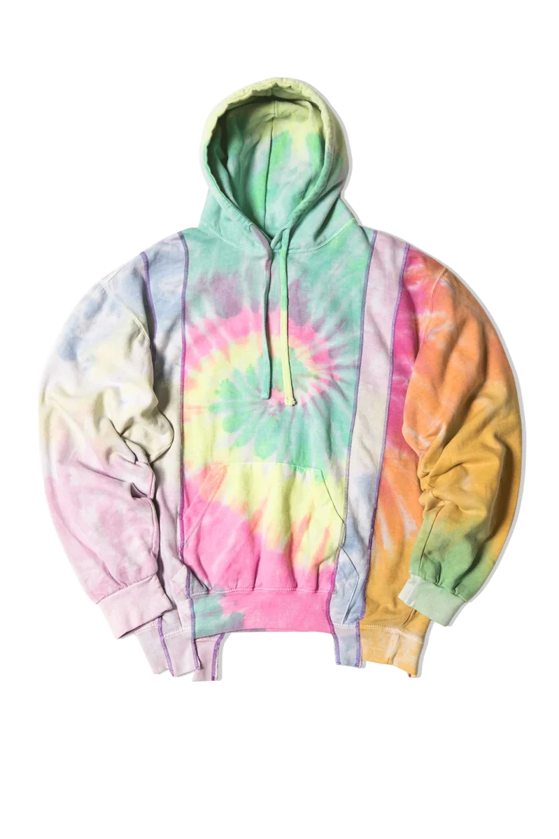 Tie Dye 5 Cuts Hooded Sweatshirt - immagine 9