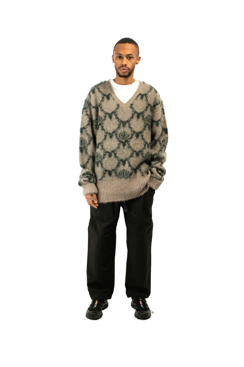 Skull&Target Loose Fit V Neck Sweater - immagine 2