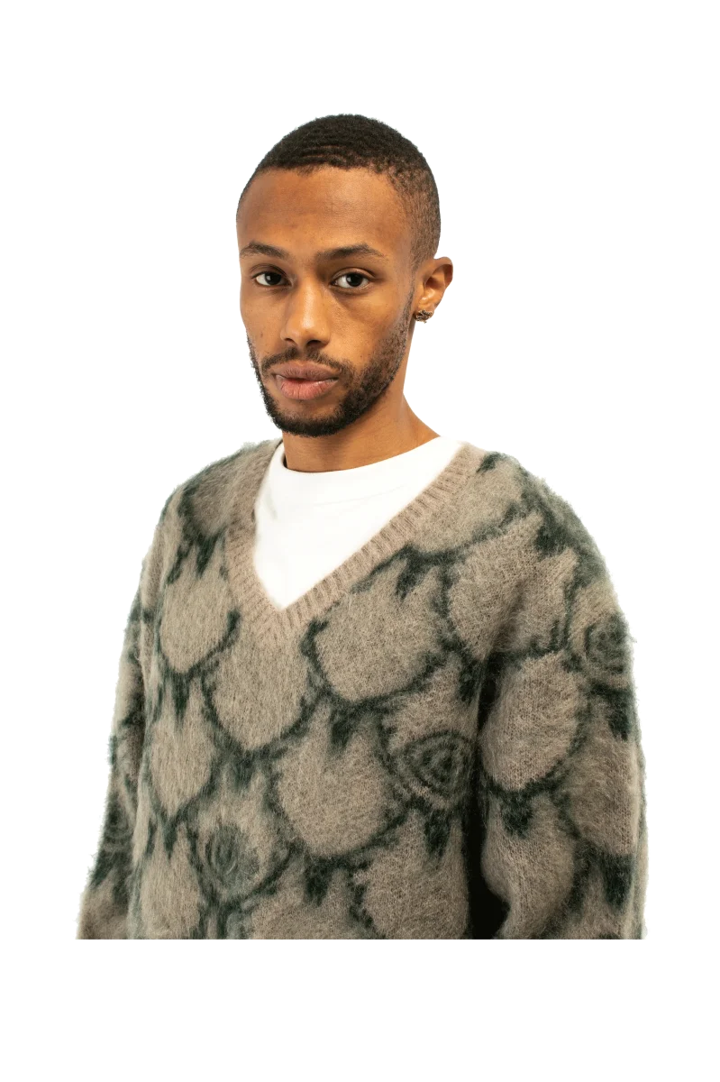 Skull&Target Loose Fit V Neck Sweater - immagine 5