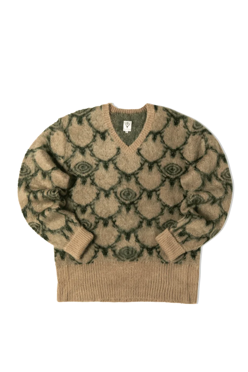 Skull&Target Loose Fit V Neck Sweater - immagine 8