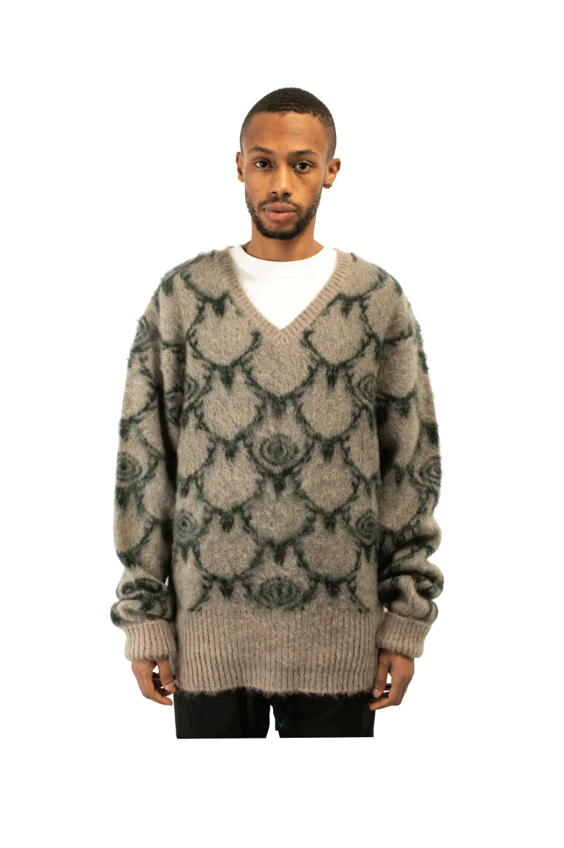 Skull&Target Loose Fit V Neck Sweater - immagine 9