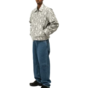 Snakeskin Leather Jacket