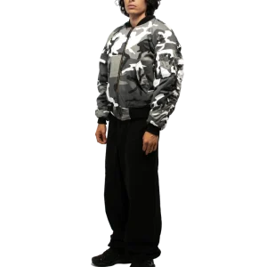 Urban Camo Logo Bomber