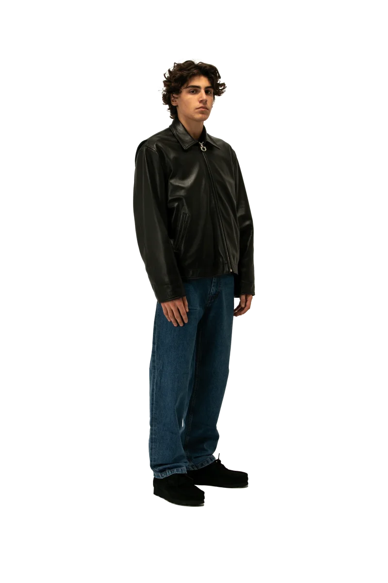 Classic Leather Jacket - immagine 3