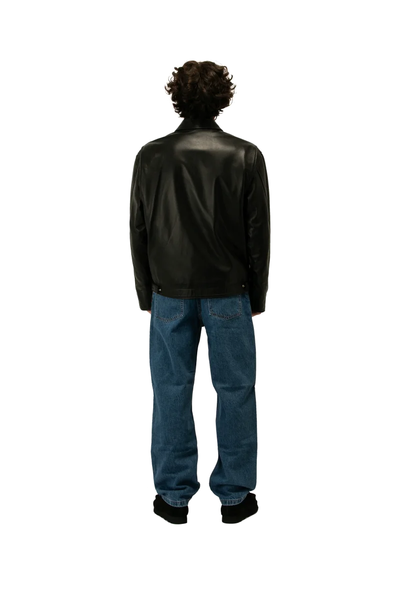 Classic Leather Jacket - immagine 4