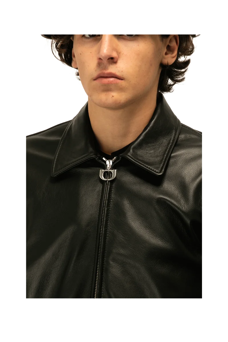 Classic Leather Jacket - immagine 5