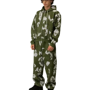 Moss Digi Camo Zipped Hoodie